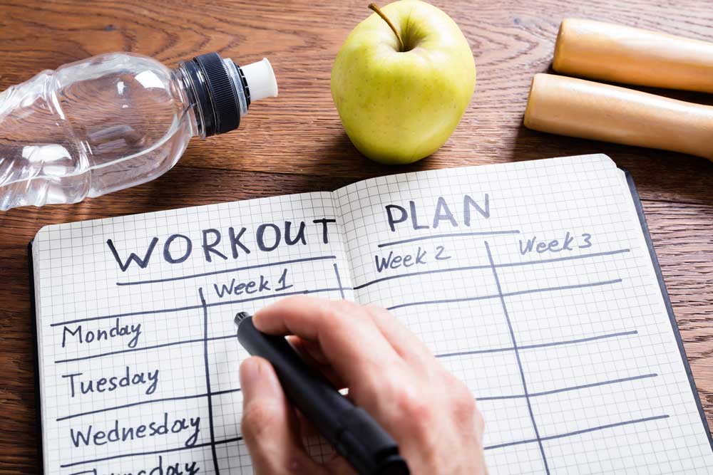 workout calendar plan